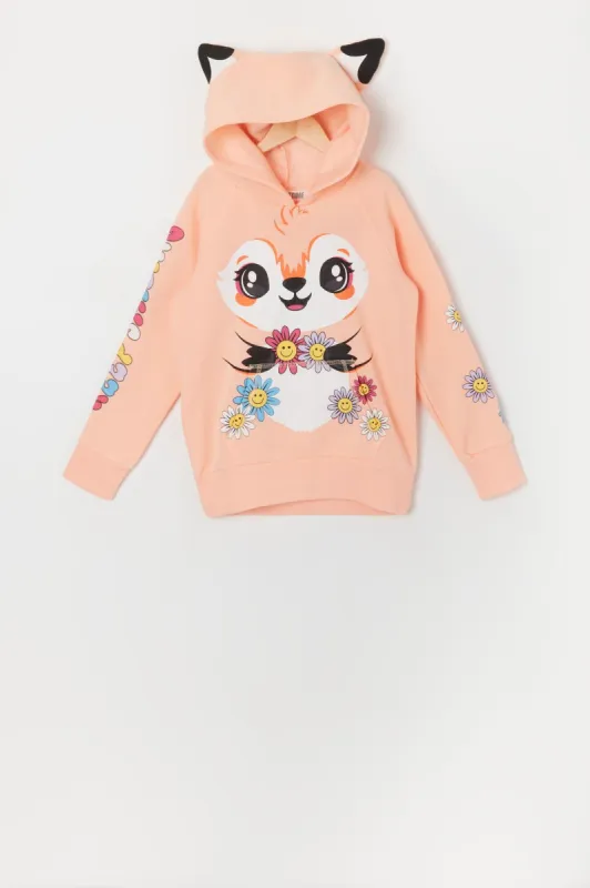 Girls Daisy Fox Character Hoodie sold by Urban Planet