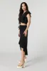 Asymmetrical Ruffled Midi Skirt sold by Urban Planet