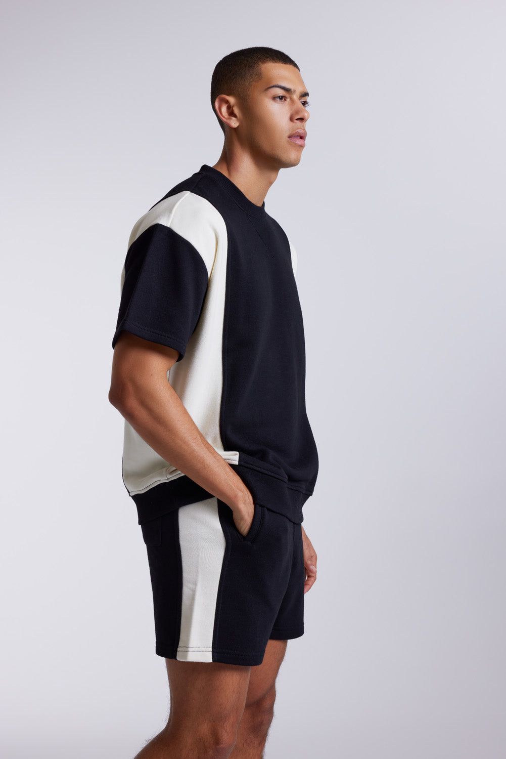 Colourblock Drawstring Short sold by Urban Planet