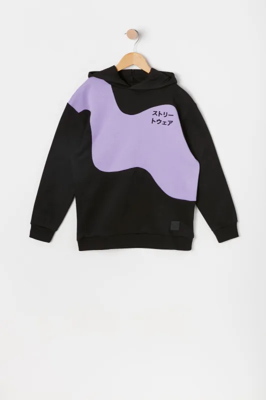Boys Mood Kanji Letters Graphic Hoodie sold by Urban Planet