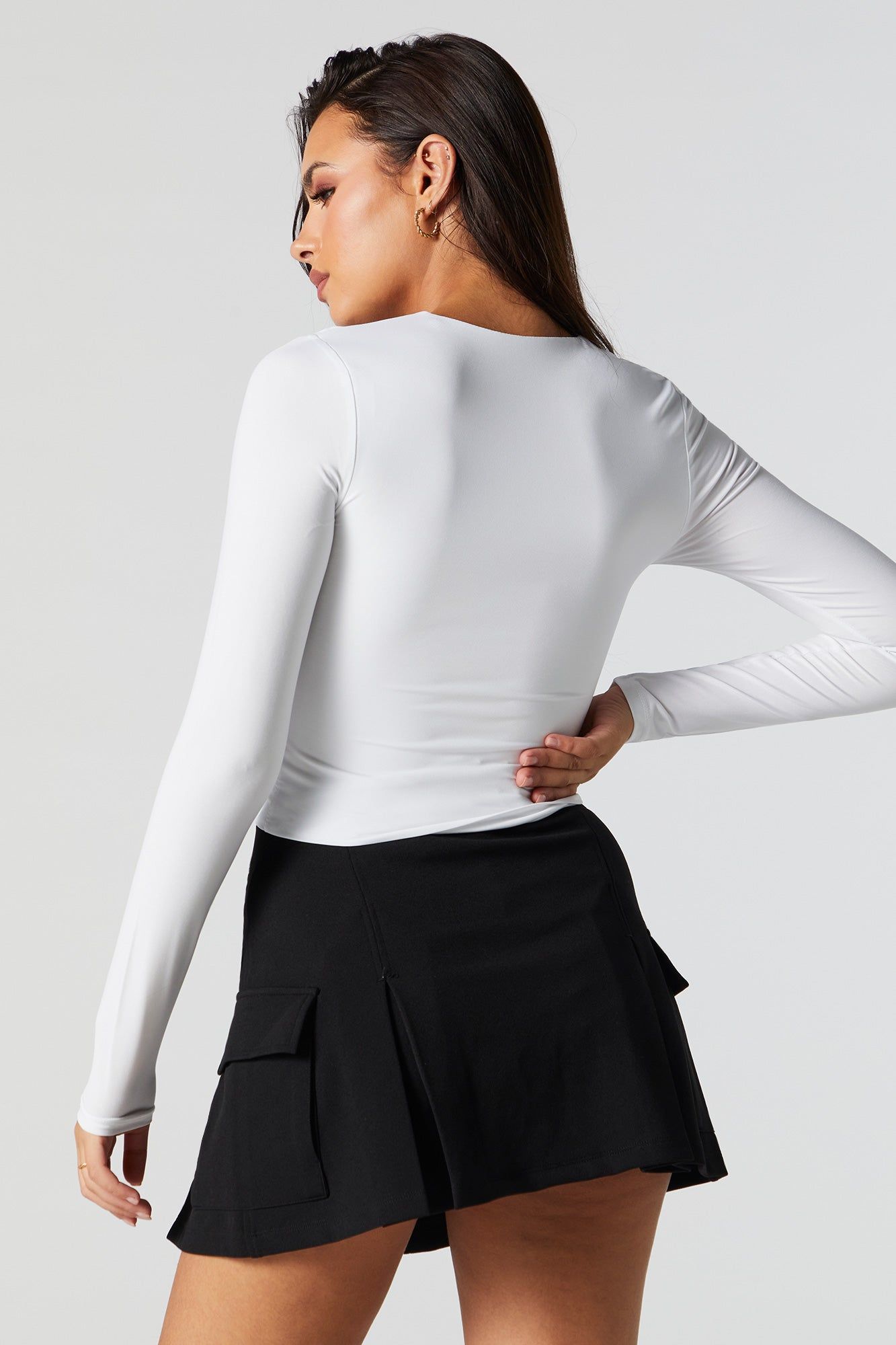 Contour Crewneck Long Sleeve Top sold by Urban Planet product image thumbnail 5