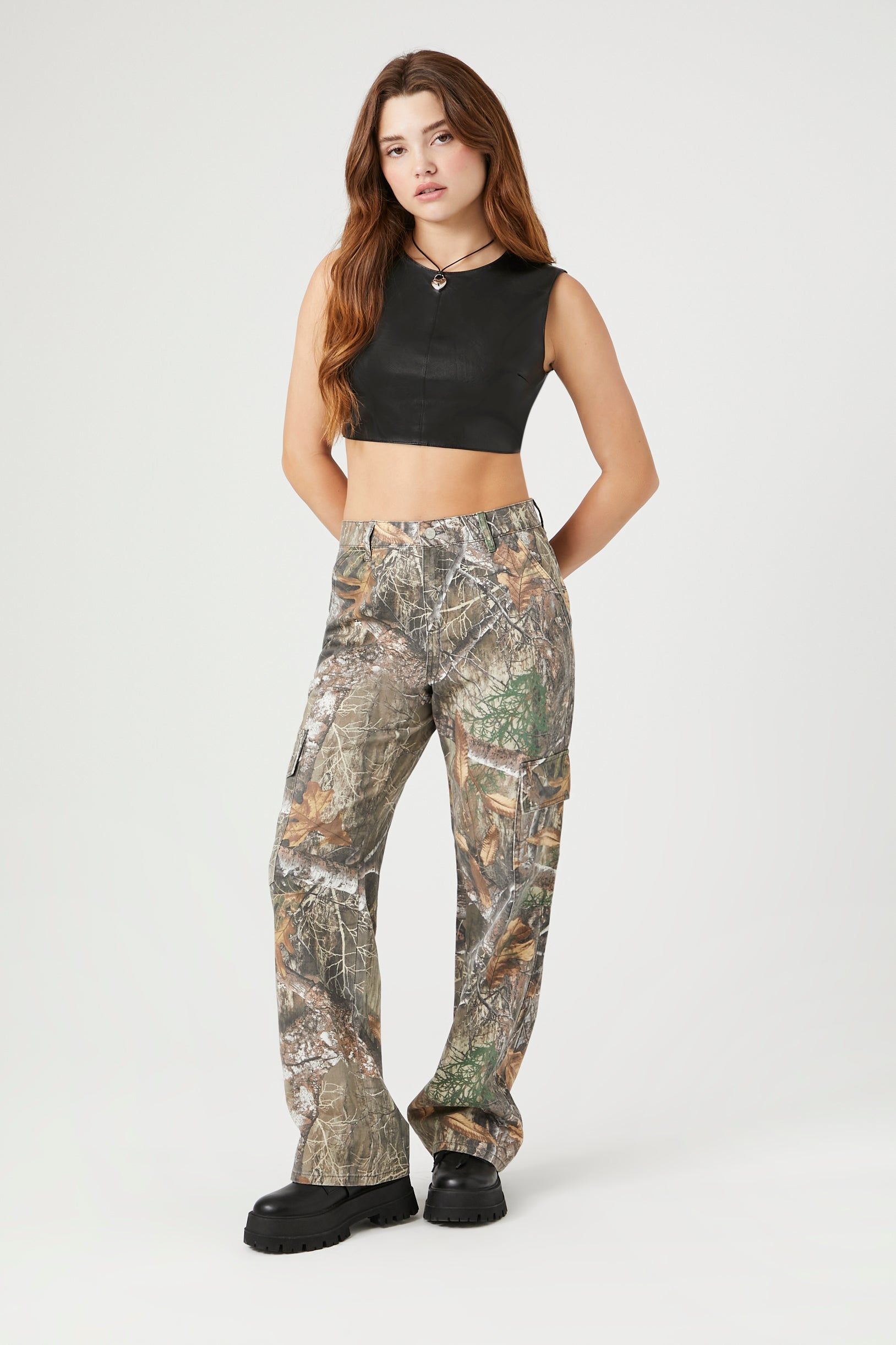 Camo Print Cargo Pant sold by Urban Planet