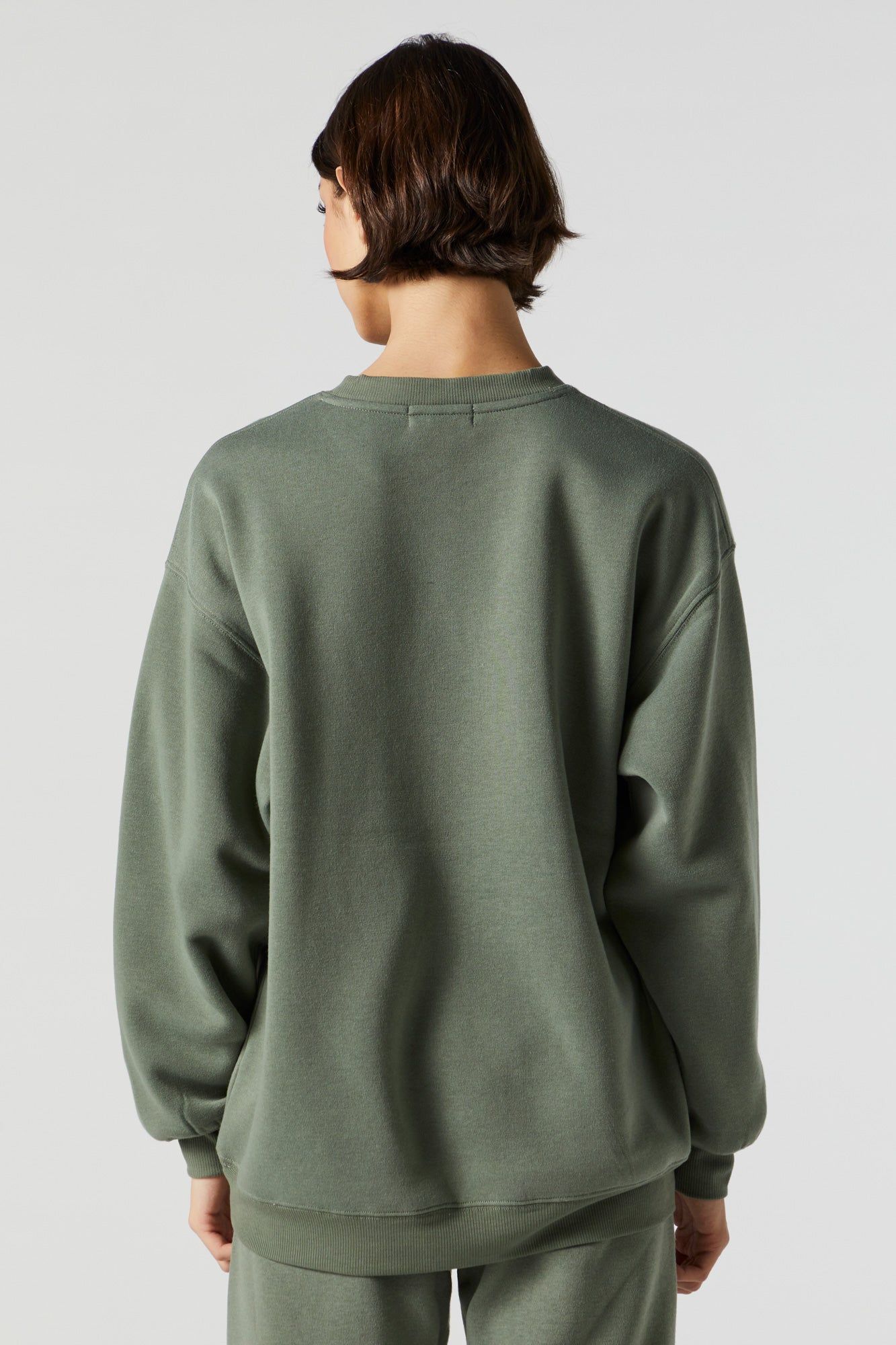 Chenille Embroidered Brooklyn Fleece Sweatshirt sold by Urban Planet product image thumbnail 4