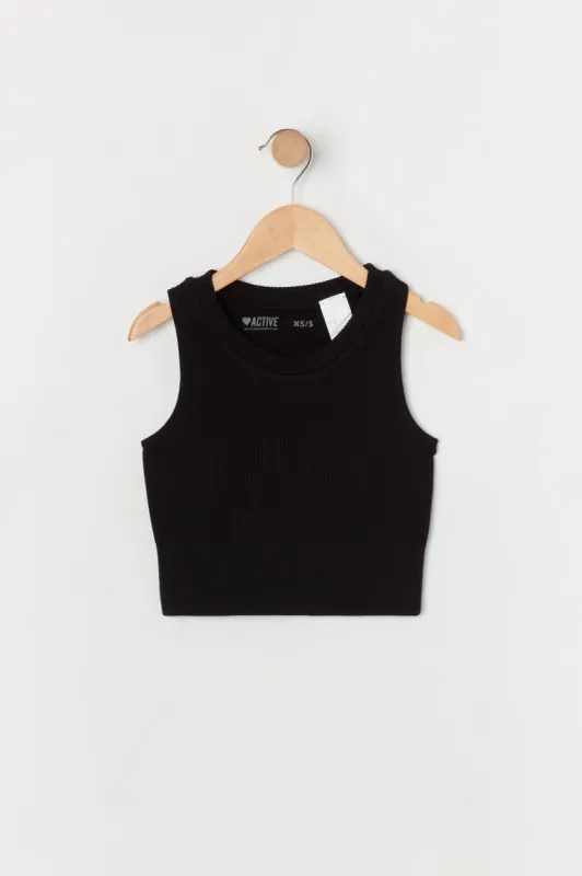 Girls Seamless Ribbed Tank sold by Urban Planet