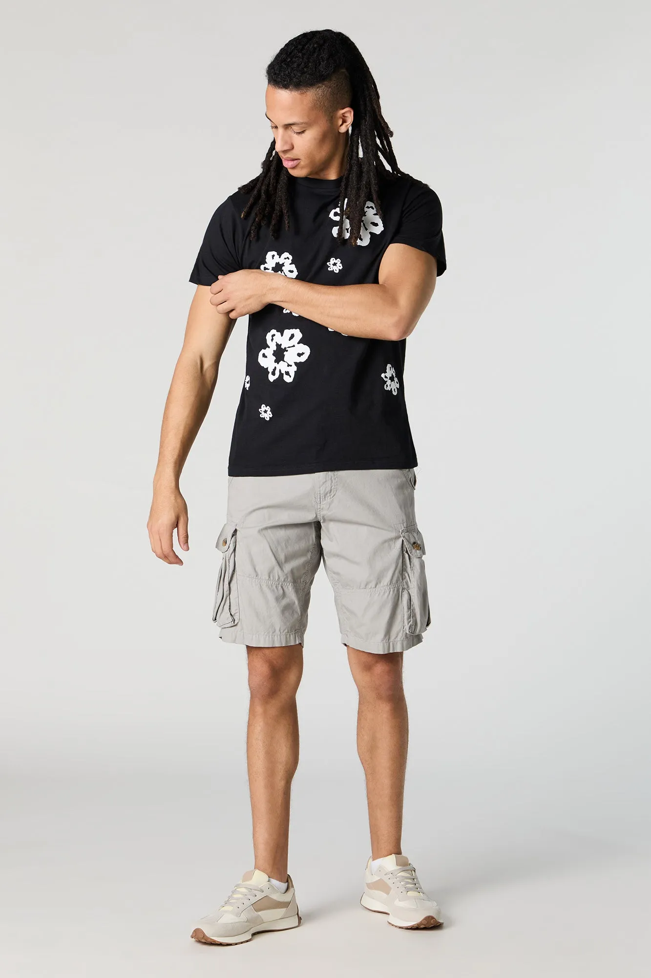 Flower Print Graphic T-Shirt sold by Urban Planet product image thumbnail 3