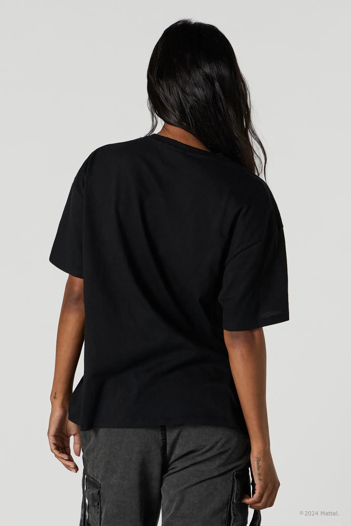 Hot Wheels™ Graphic Pink Boyfriend T-Shirt sold by Urban Planet product image thumbnail 3