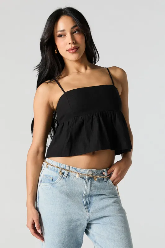 Débardeur de style nuisette en lin sold by Urban Planet