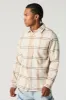 Plaid Button-Up Top sold by Urban Planet
