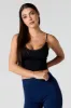 Seamless Ribbed Lace Trim Cropped Cami sold by Urban Planet