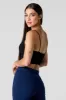 Seamless Ribbed Lace Trim Cropped Cami sold by Urban Planet