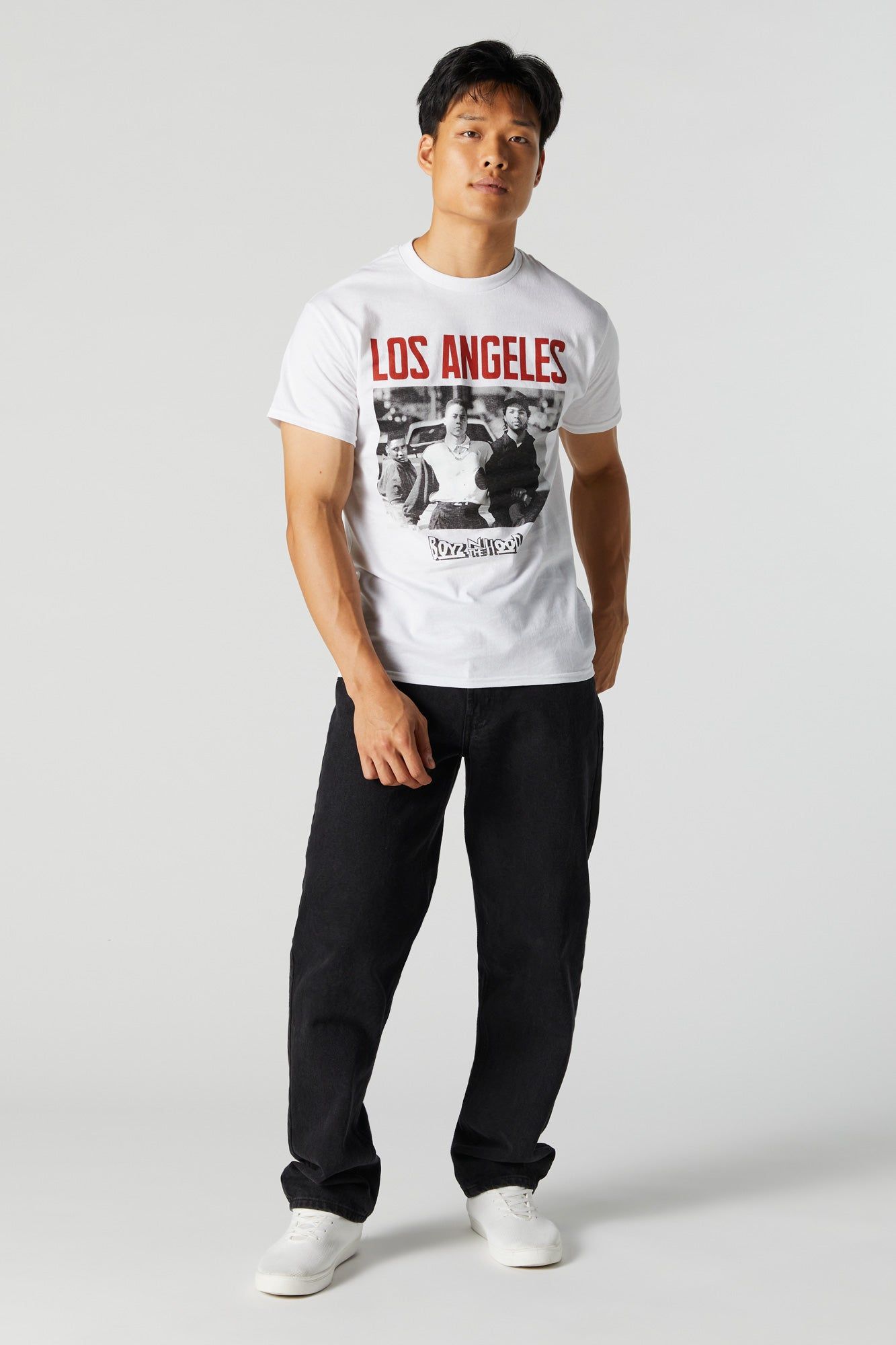 T-shirt à imprimé LA Boyz N The Hood sold by Urban Planet product image thumbnail 3