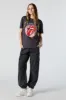 The Rolling Stones Rhinestone Graphic Boyfriend T-Shirt sold by Urban Planet