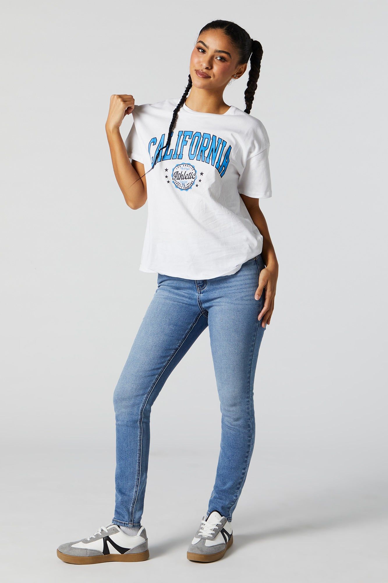 California Graphic Boyfriend T-Shirt sold by Urban Planet product image thumbnail 3