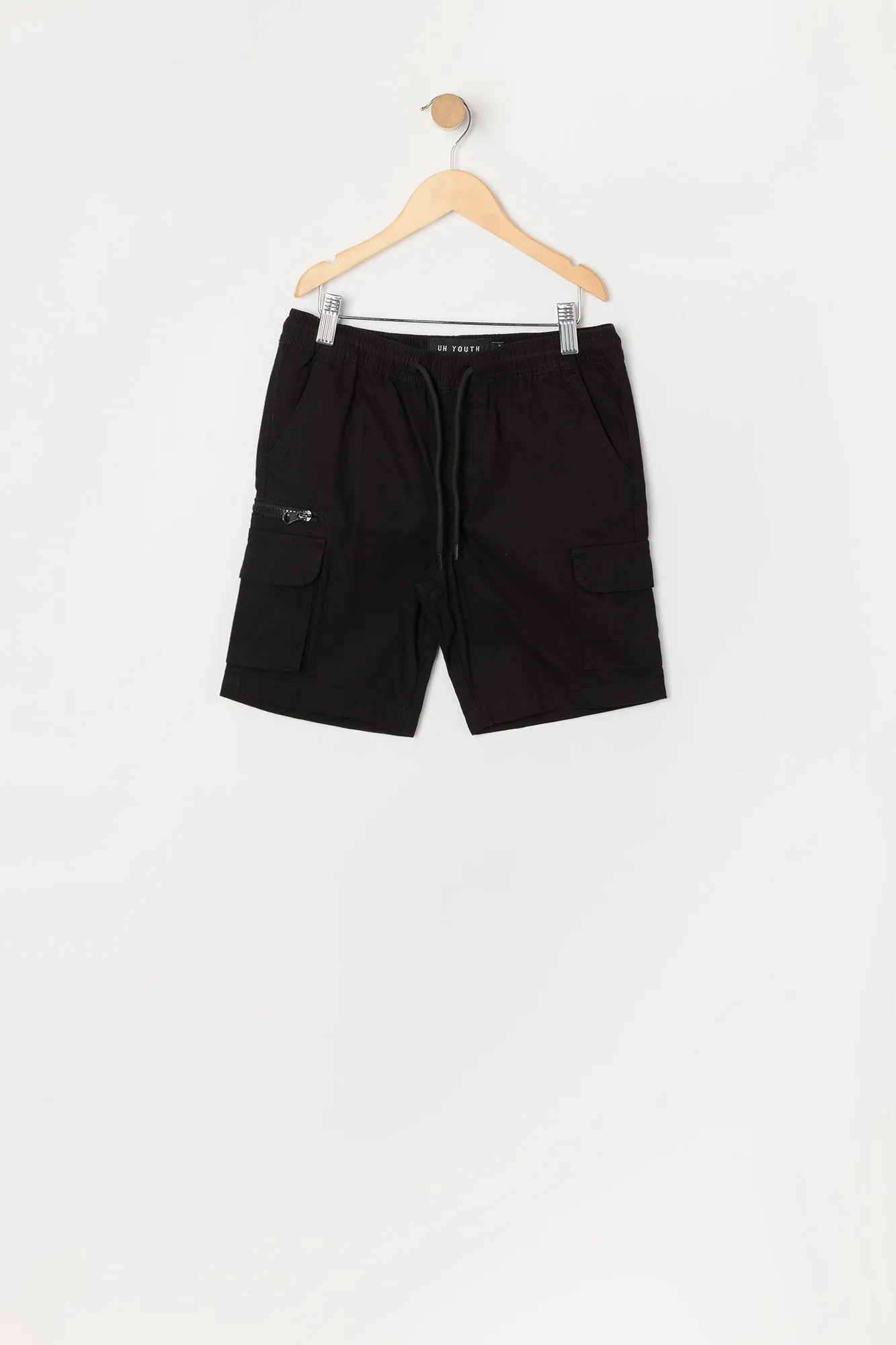 Boys Drawstring Zipper Pocket Cargo Short sold by Urban Planet product image thumbnail 3