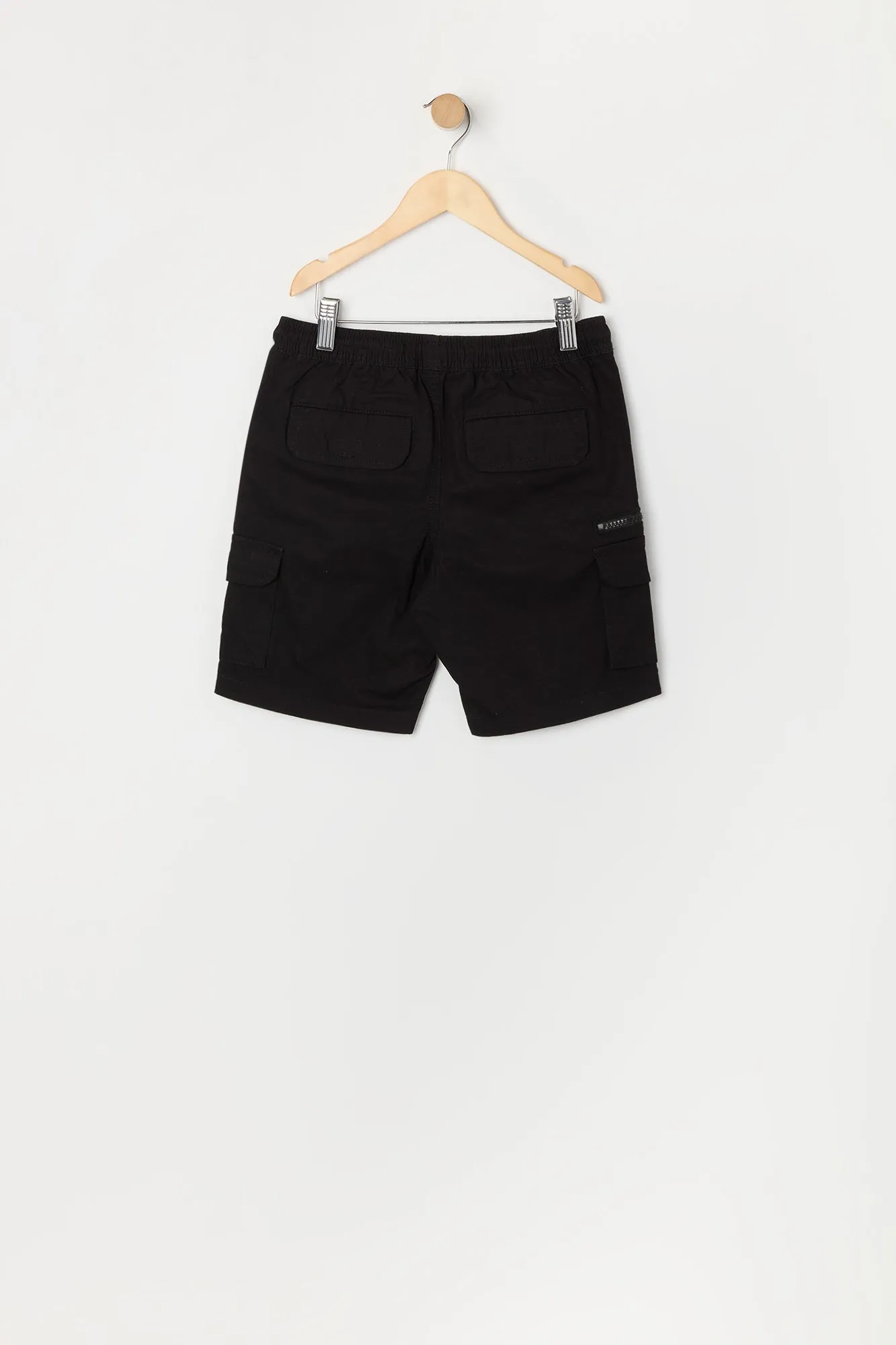 Boys Drawstring Zipper Pocket Cargo Short sold by Urban Planet product image thumbnail 4