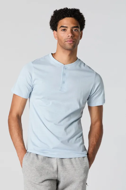 Solid Henley T-Shirt sold by Urban Planet