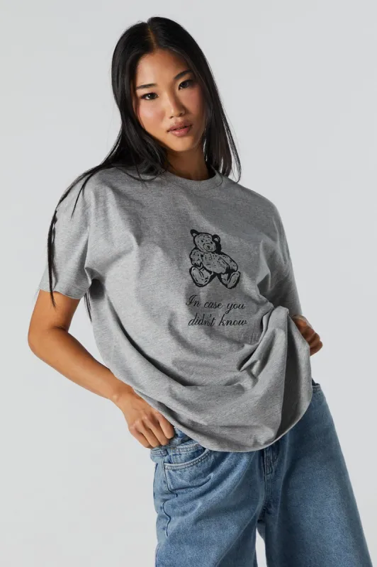 In Case You Didn't Know Graphic Boyfriend T-Shirt sold by Urban Planet