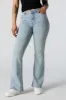 Austin Light Wash Low Rise Flare Jean sold by Urban Planet