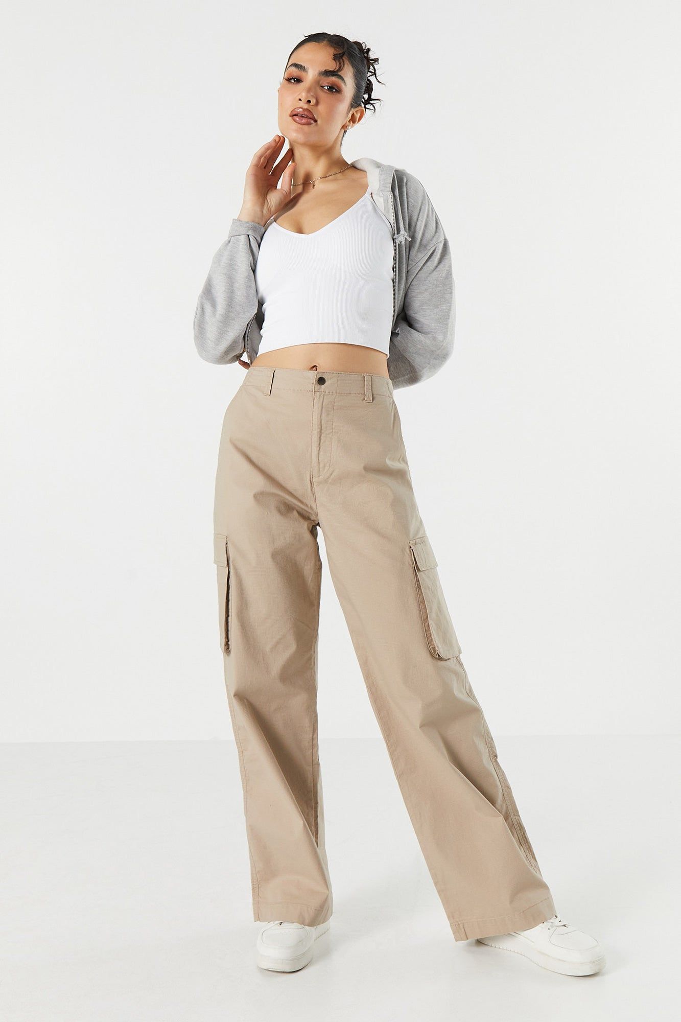 Wide Leg Cargo Pant sold by Urban Planet product image thumbnail 10