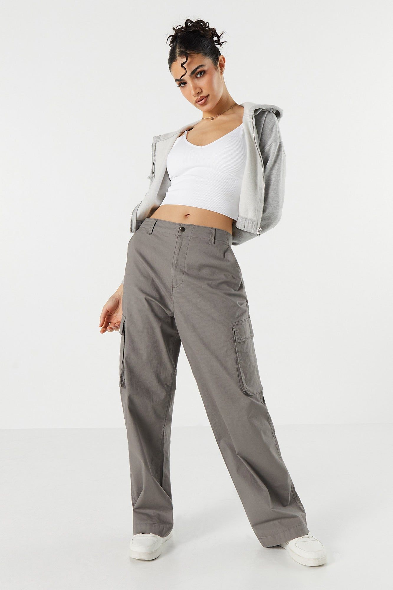 Wide Leg Cargo Pant sold by Urban Planet product image thumbnail 7