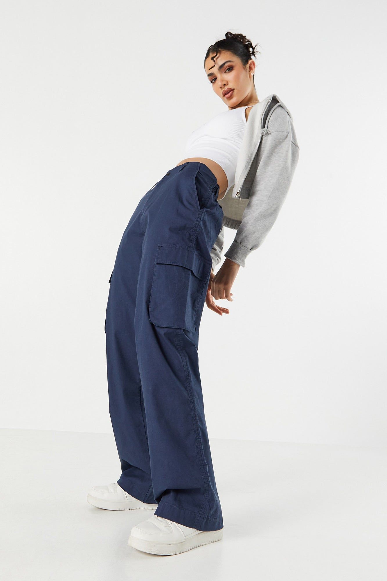 Wide Leg Cargo Pant sold by Urban Planet product image thumbnail 13