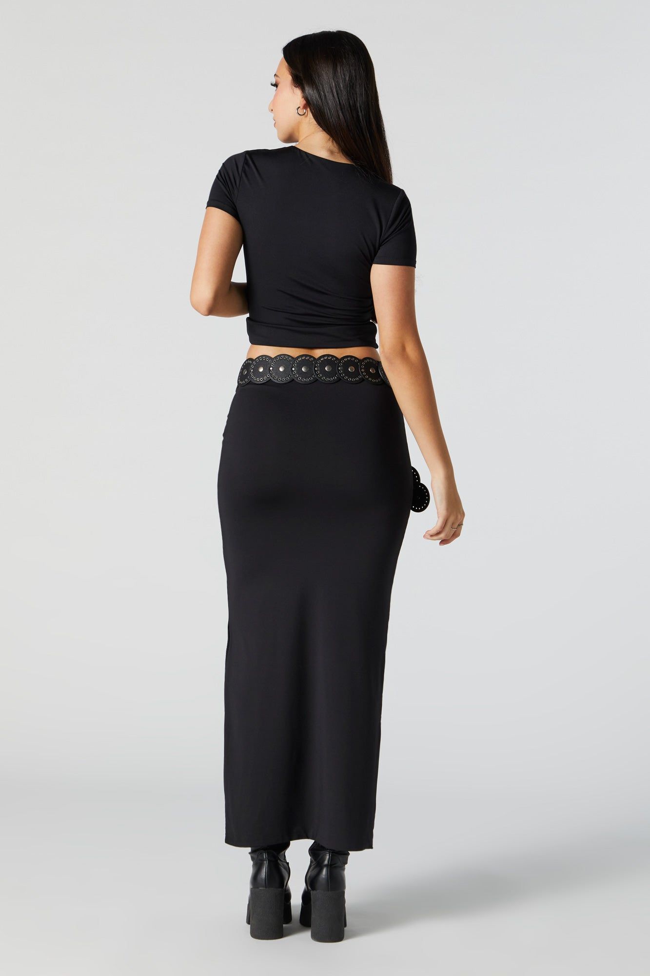 Contour Slit Maxi Skirt sold by Urban Planet product image thumbnail 5