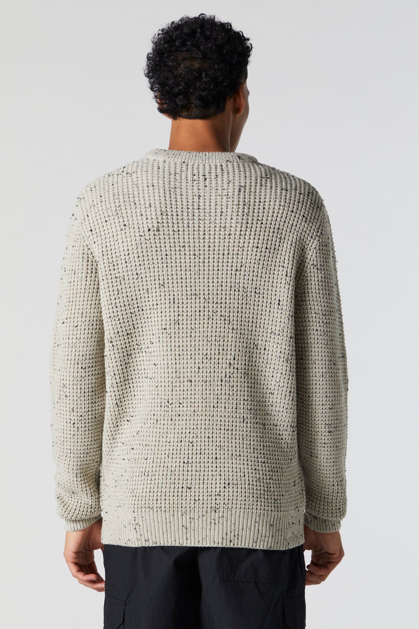 Speckled Knit Crewneck Sweater sold by Urban Planet product image thumbnail 3