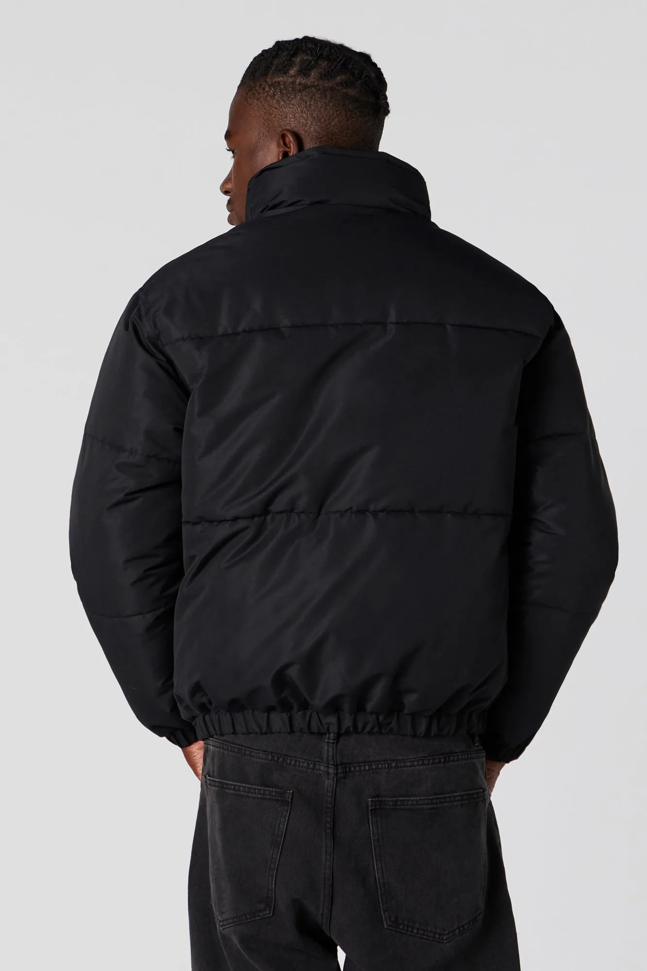 Mock Neck Puffer Jacket sold by Urban Planet product image thumbnail 5