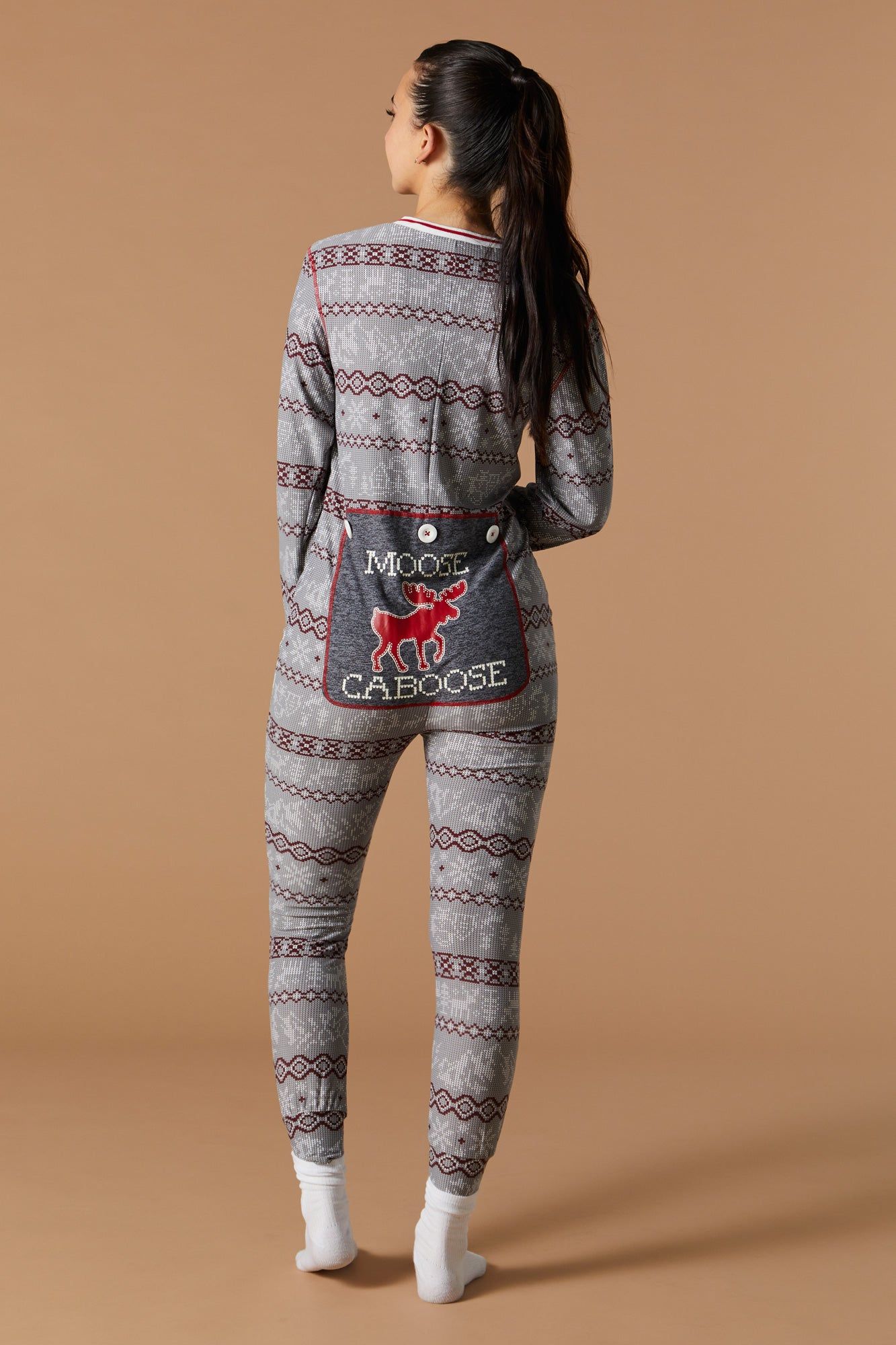 Combinaison Fammy unisexe Jammies à imprimé Fairisle sold by Urban Planet product image thumbnail 4