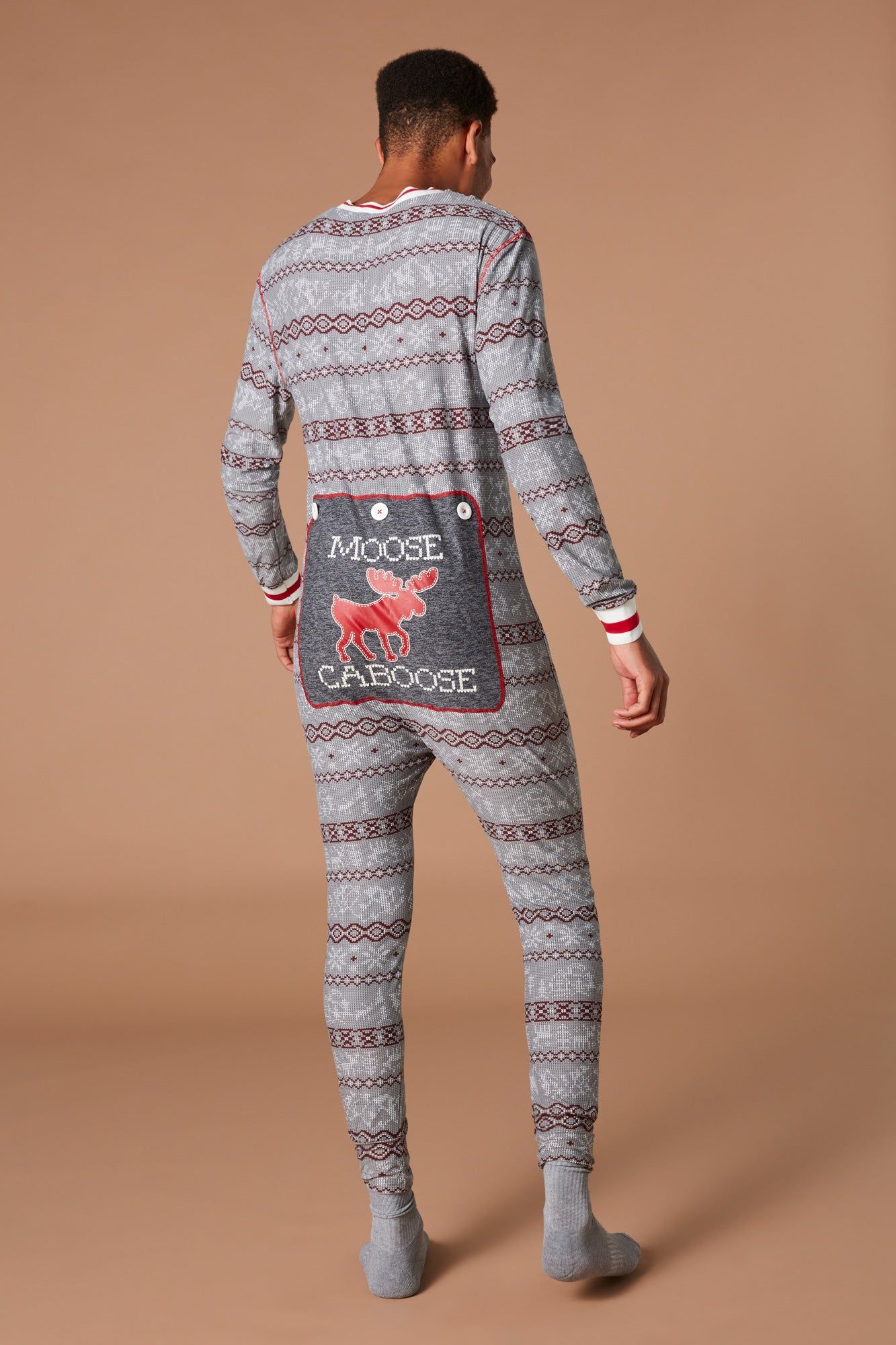 Combinaison Fammy unisexe Jammies à imprimé Fairisle sold by Urban Planet product image thumbnail 3