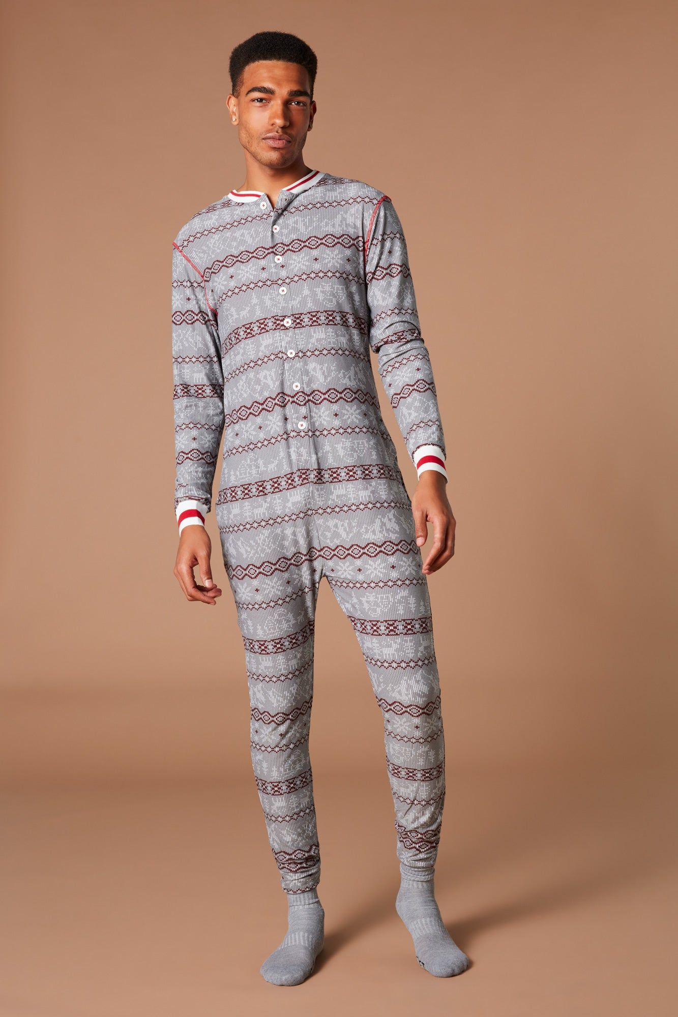 Combinaison Fammy unisexe Jammies à imprimé Fairisle sold by Urban Planet