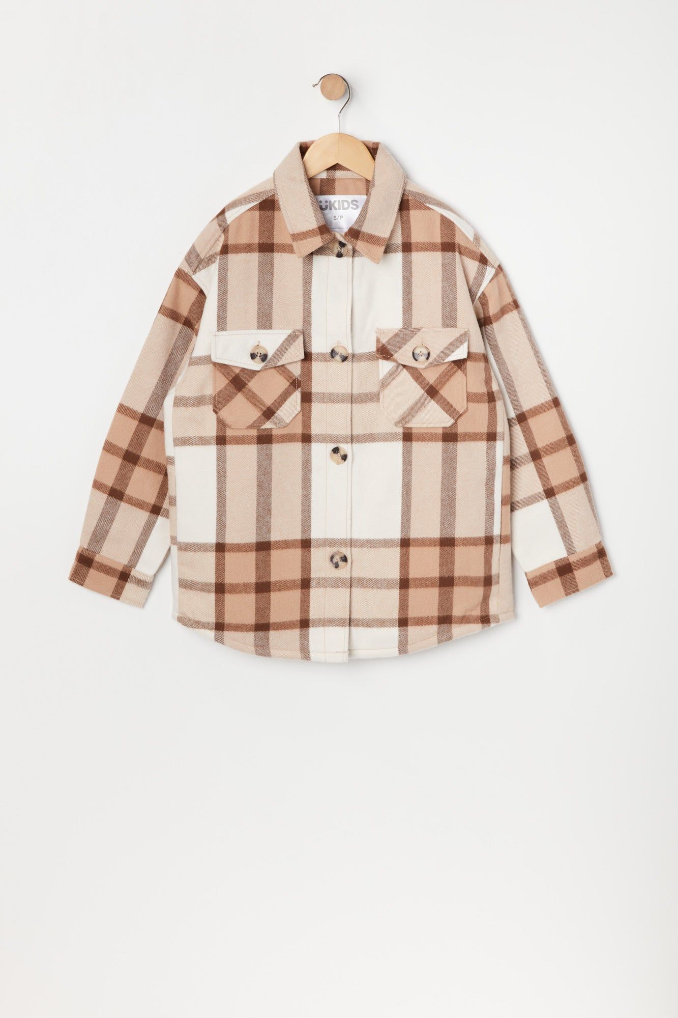 Girls Plaid Flannel sold by Urban Planet product image thumbnail 3