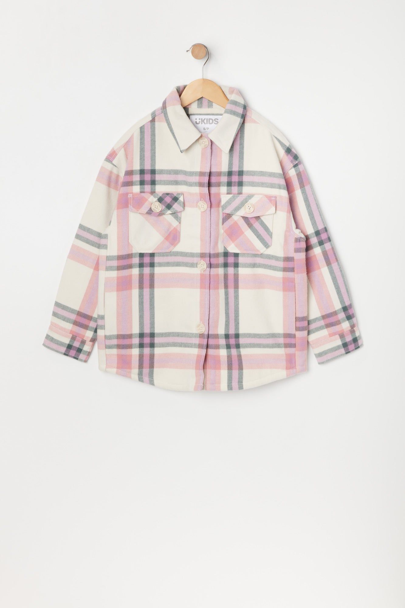Girls Plaid Flannel sold by Urban Planet product image thumbnail 5