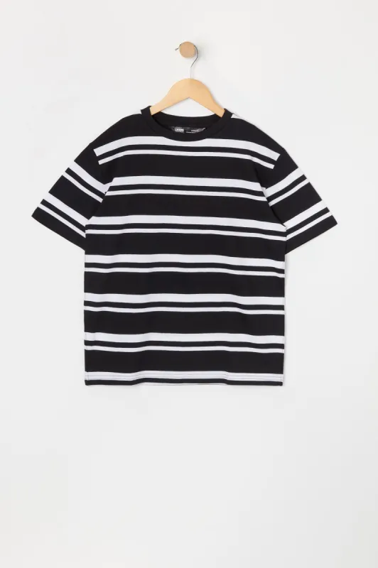 T-shirt rayé ras du cou pour garçons sold by Urban Planet