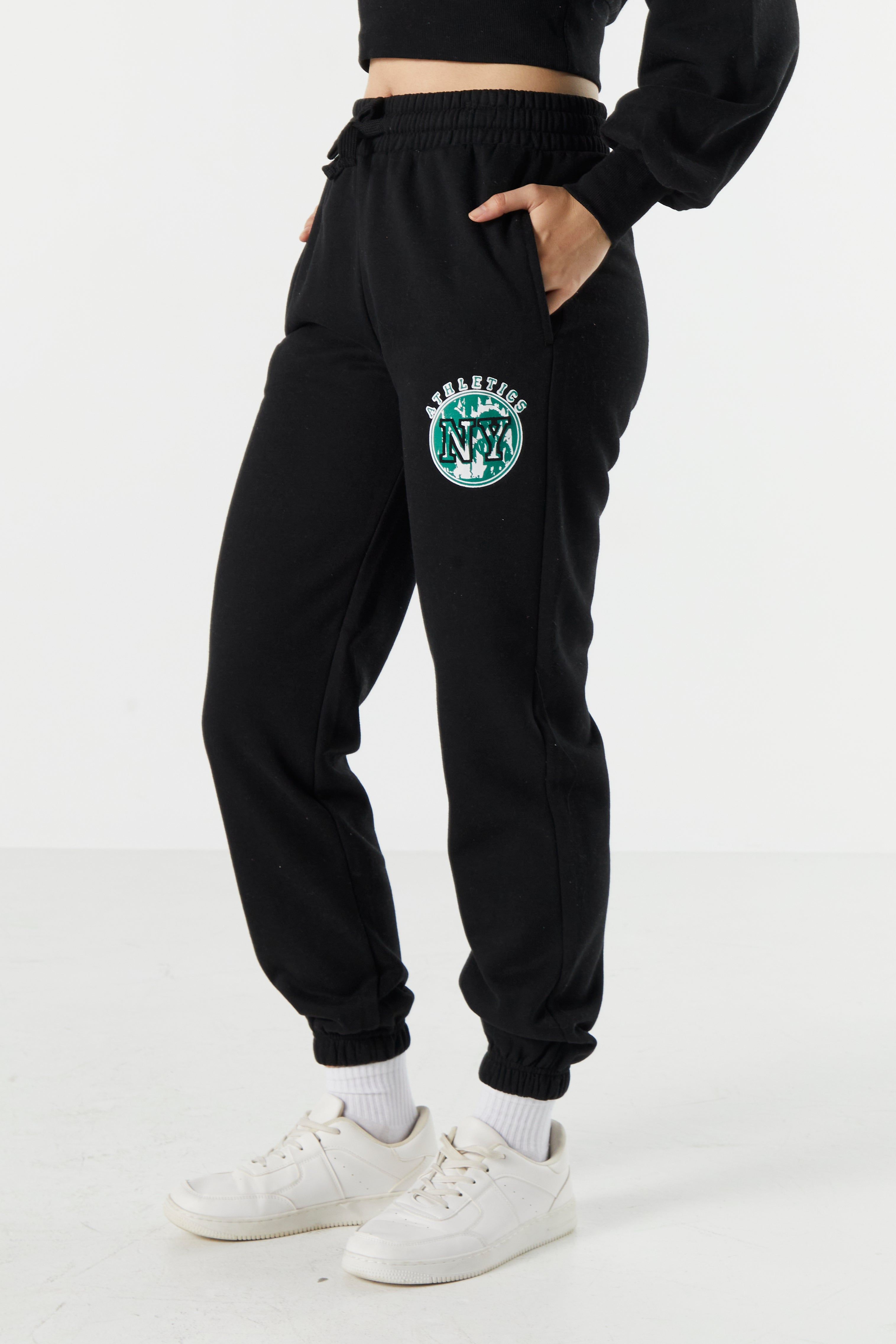 Pantalon de jogging en molleton à imprimé New York sold by Urban Planet product image thumbnail 2