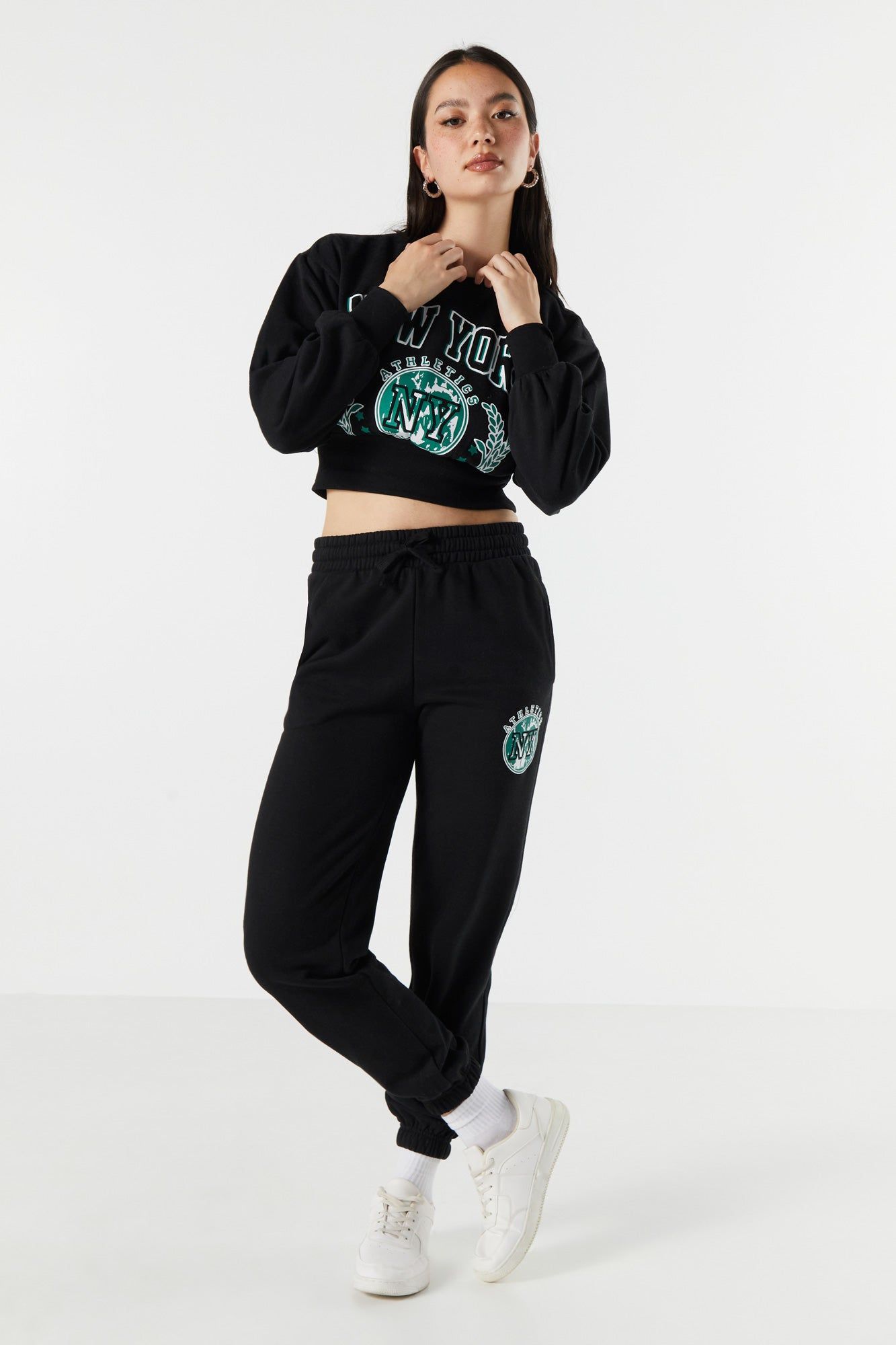 Pantalon de jogging en molleton à imprimé New York sold by Urban Planet