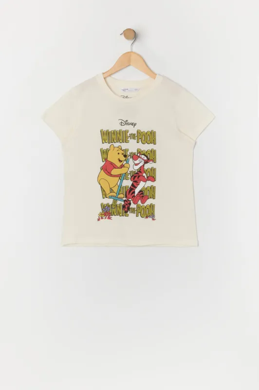 T-shirt à imprimé Winnie the Pooh pour fille sold by Urban Planet
