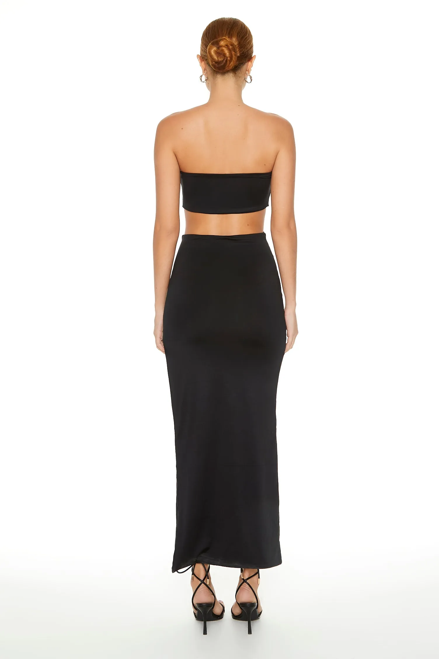 Sculpting Cut Out Strapless Maxi Dress sold by Urban Planet product image thumbnail 3