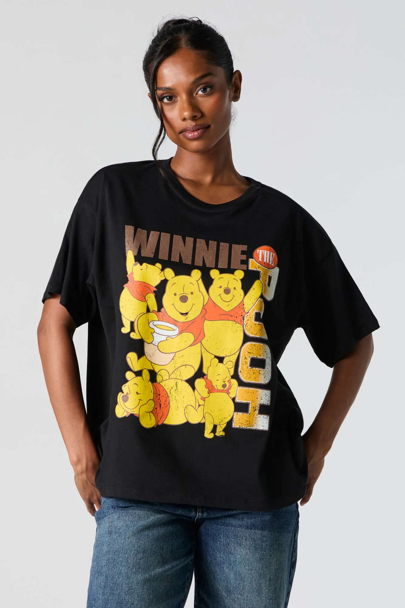 Winnie the Pooh Graphic Boyfriend T-Shirt sold by Urban Planet