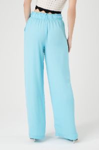 Pantalon à jambe large en crêpe à taille coulissante sold by Urban Planet