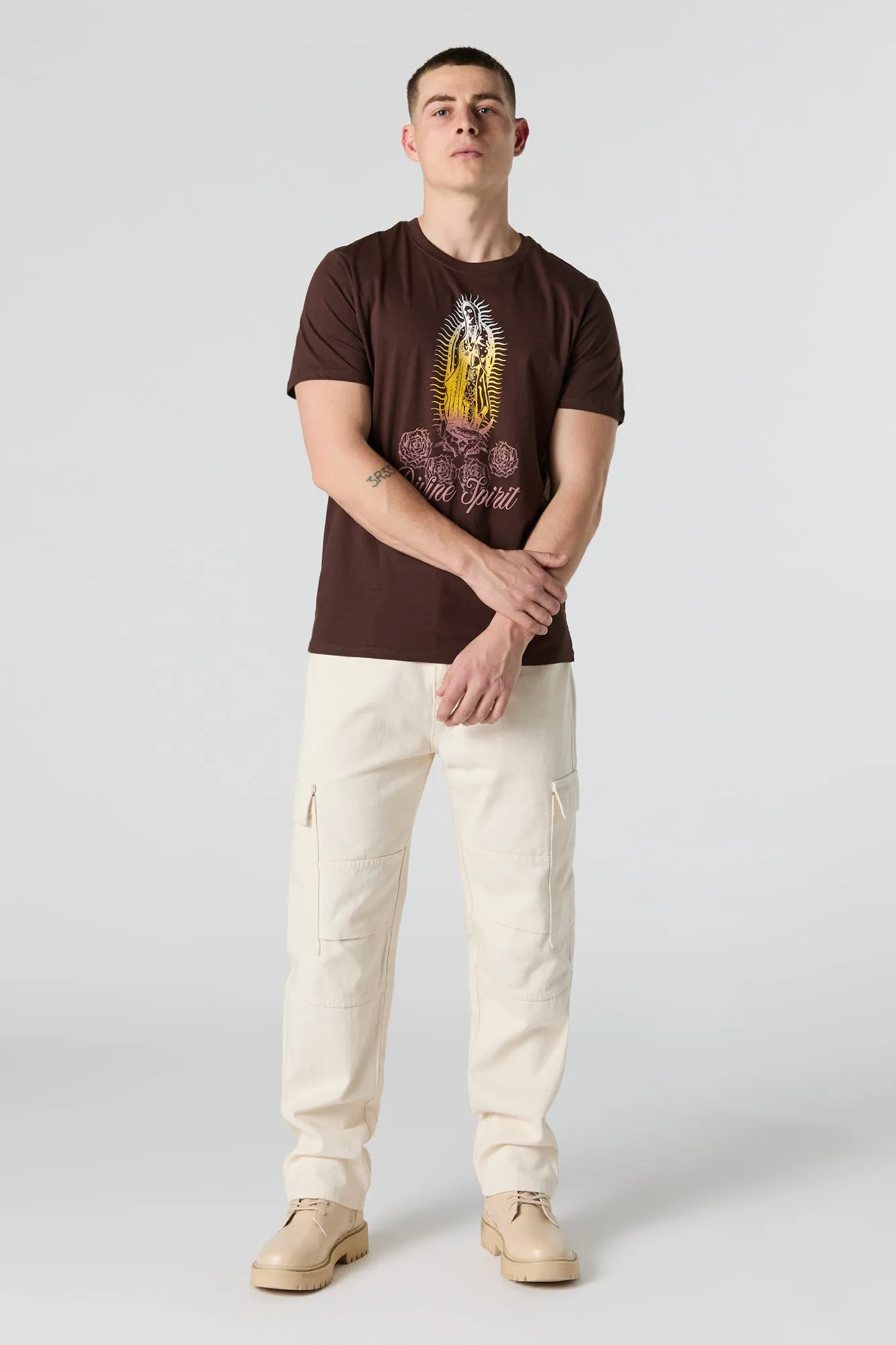 Divine Spirit Graphic T-Shirt sold by Urban Planet product image thumbnail 2