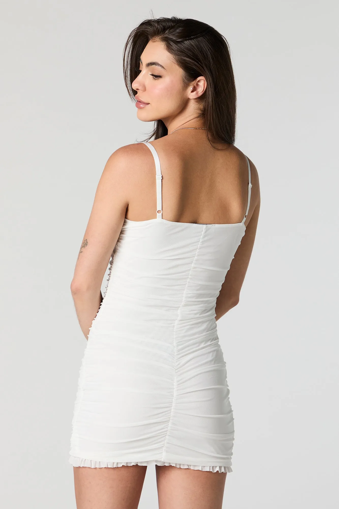 Minirobe bustier ruchée à décolleté en coeur sold by Urban Planet product image thumbnail 2