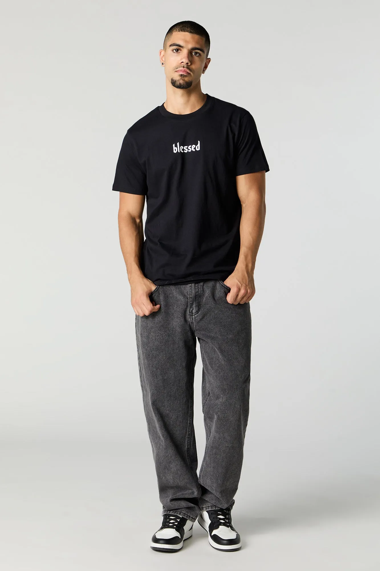 Blessed Graphic T-Shirt sold by Urban Planet product image thumbnail 3