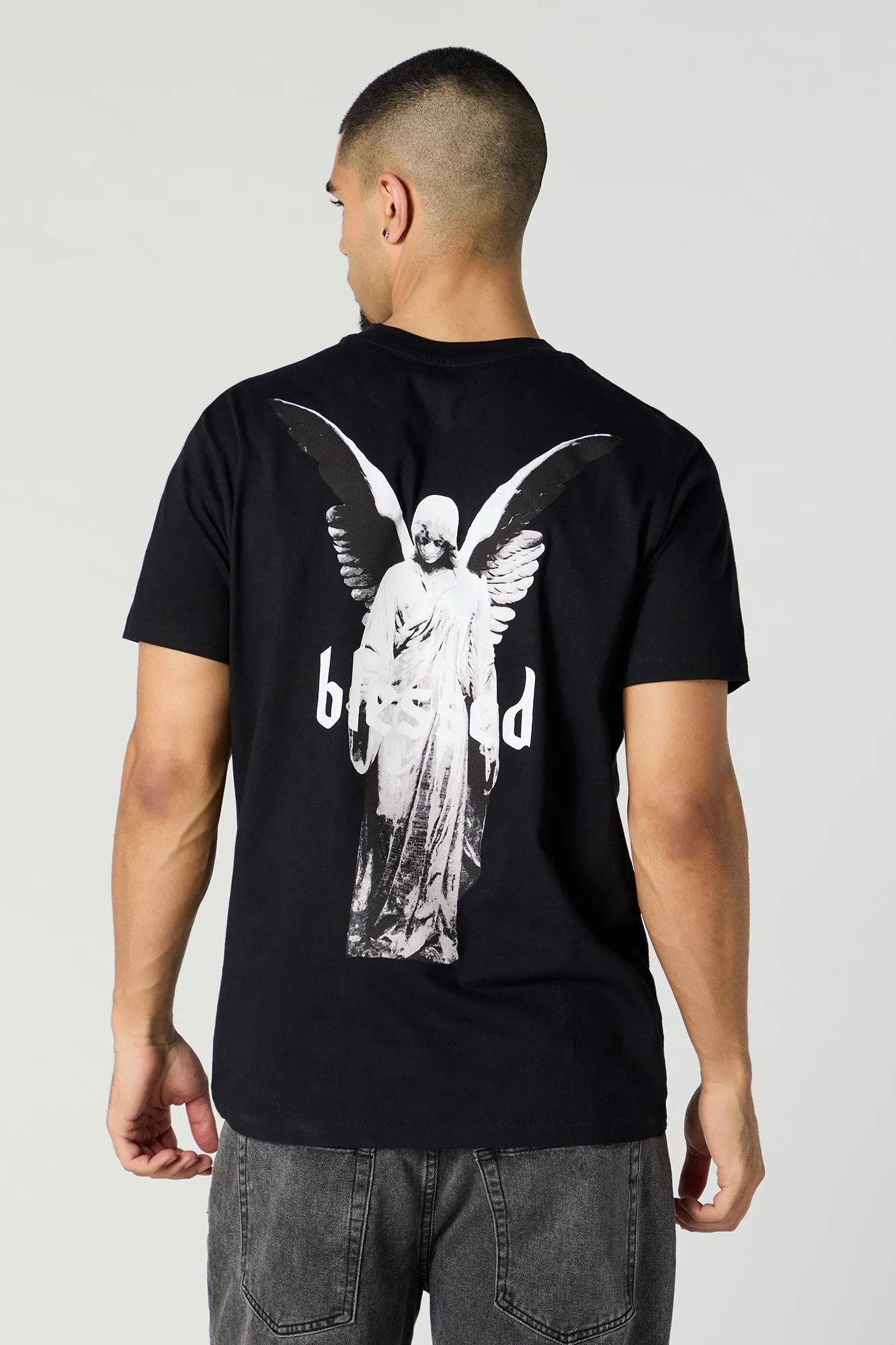 Blessed Graphic T-Shirt sold by Urban Planet product image thumbnail 5