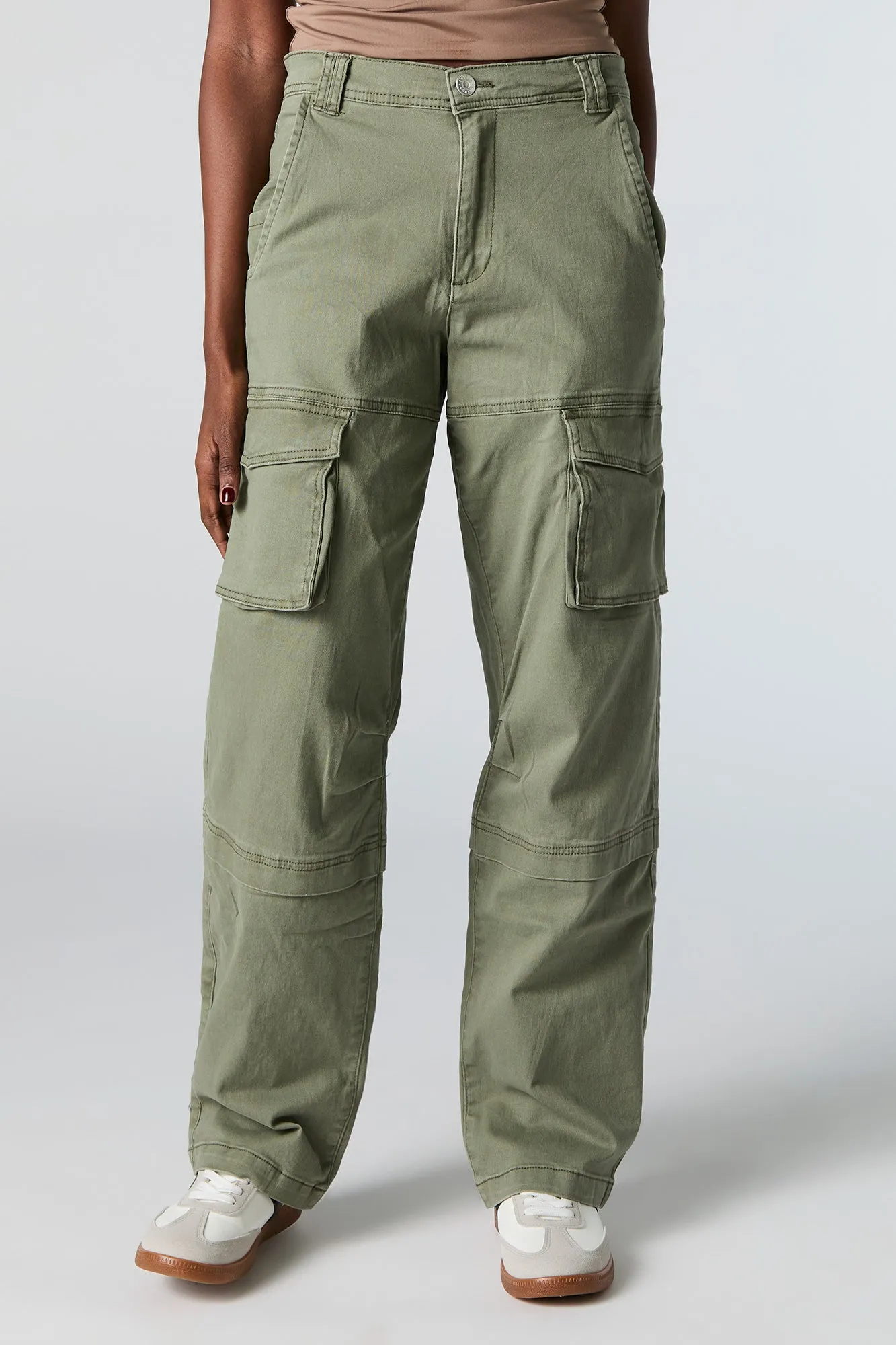 Exposed Seam Straight Leg Cargo Pant sold by Urban Planet product image thumbnail 2