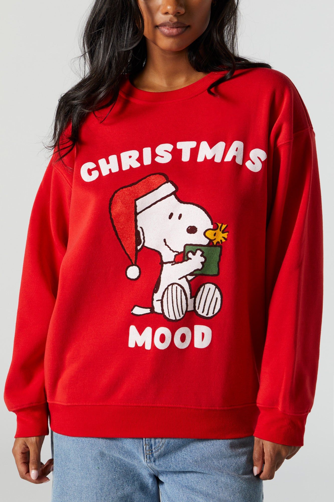 Chandail en molleton à imprimé Snoopy de Noël sold by Urban Planet product image thumbnail 4