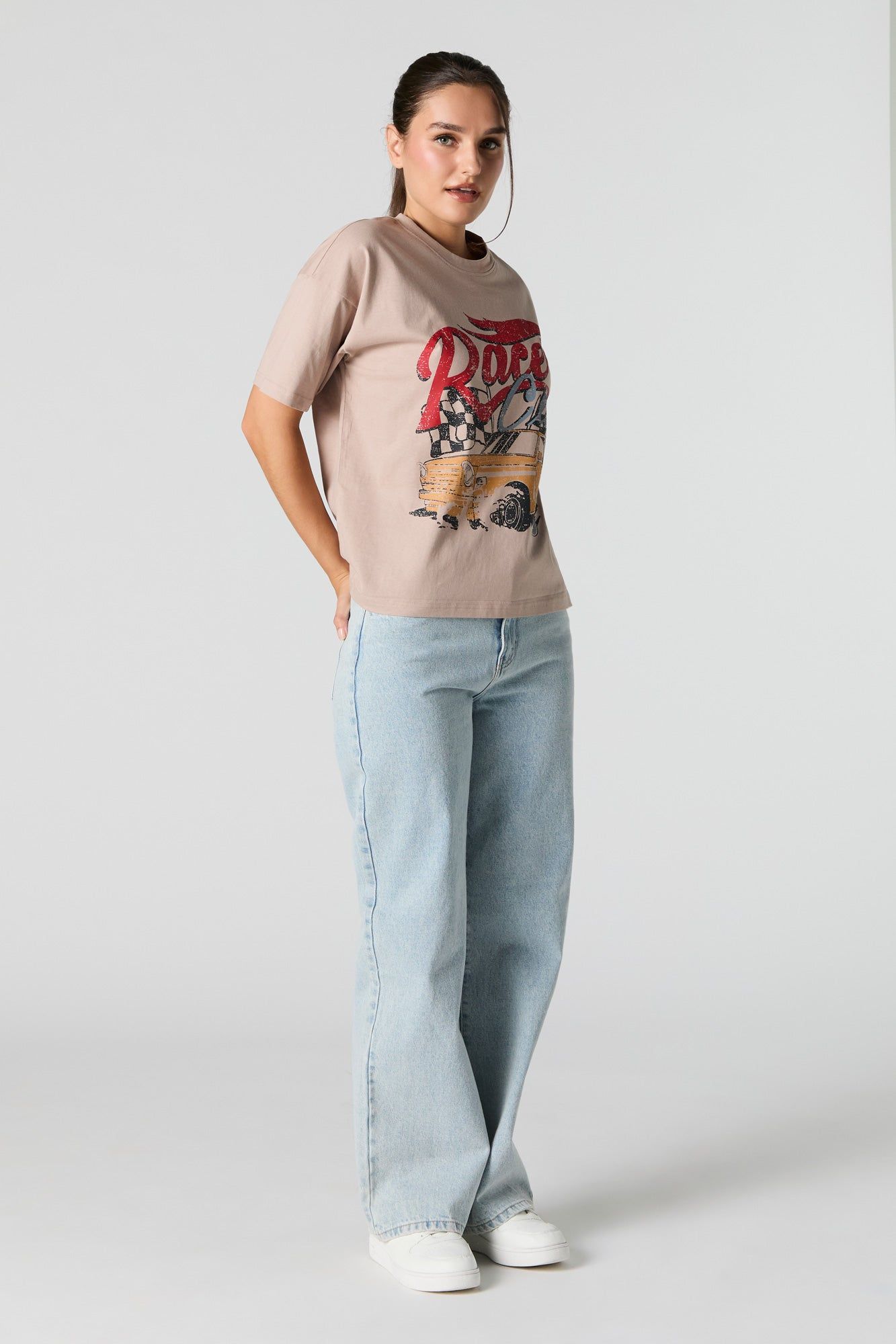 Racer Club Graphic T-Shirt sold by Urban Planet product image thumbnail 3