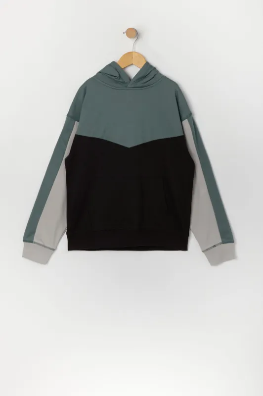 Haut à capuchon Active doux avec blocs de couleurs pour garçon sold by Urban Planet