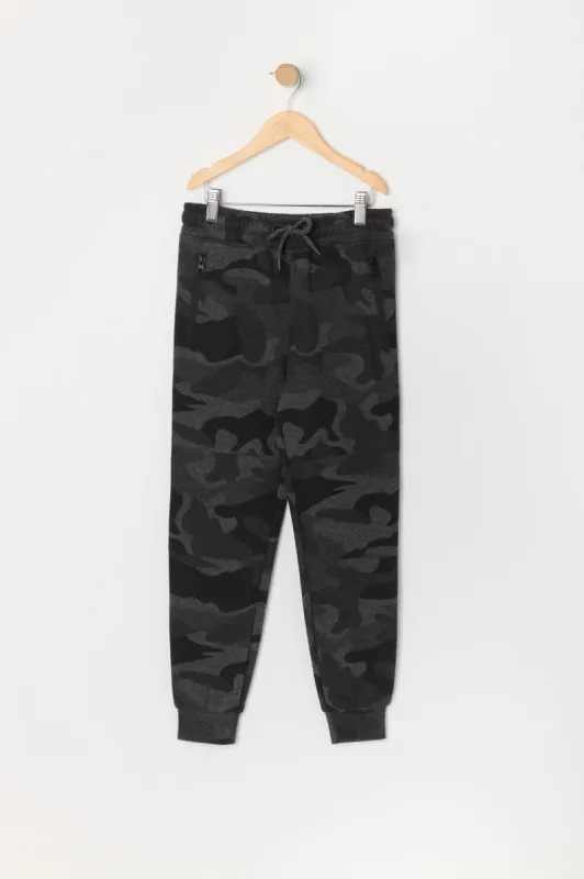 Jogger en molleton avec poches à fermeture à glissière pour garçon sold by Urban Planet