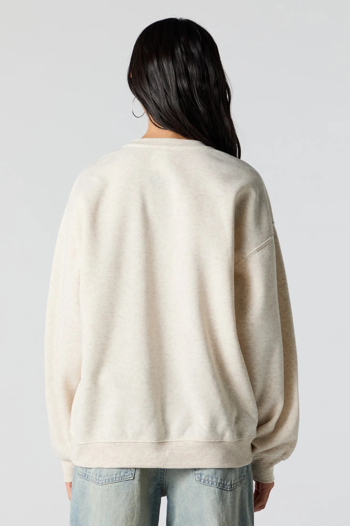 Peanuts Graphic Fleece Sweatshirt sold by Urban Planet product image thumbnail 3